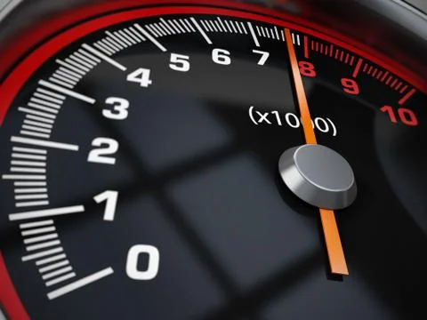 Speed gauge Stock Illustration