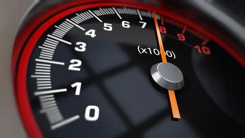 Speed gauge Stock Illustration