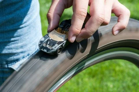 Speed in hands Foto stock