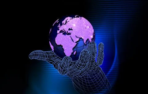 Speed. Hi-tech. Abstract technology background concept.Speed movement pattern Stock Illustration