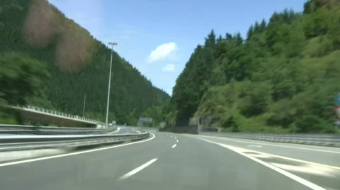 Speed Highway Stock Footage 484868