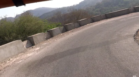 In the speed up on the hill 스톡 동영상 33374757