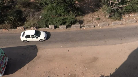 Speed up on the hill Stock Footage 33384218