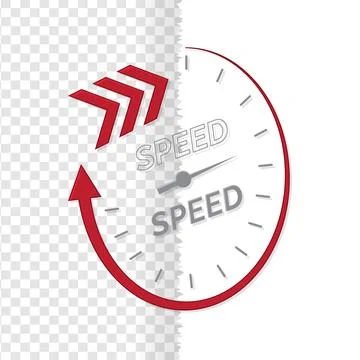 Speed icon for web internet abstract symbol of speed logo design 스톡 일러스트