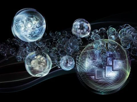 Speed of Information Illustrazione stock