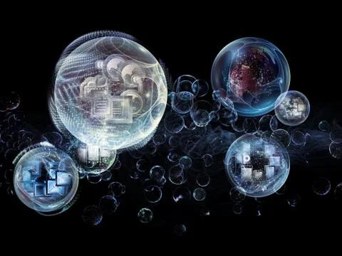 Speed of Information Illustrazione stock