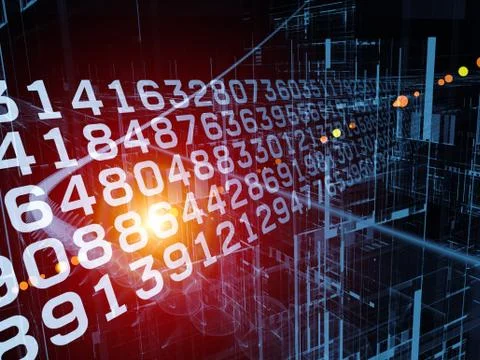 Speed of Information Stream 스톡 일러스트