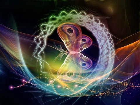 Speed of Inner Lines Illustrazione stock