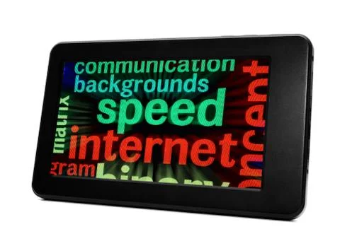 Speed internet concept Illustrazione stock