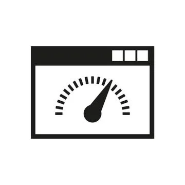 Speed internet test icon. vector design. symbol. web. graphic. JPG. AI. app Stock Illustration