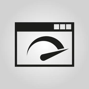 Speed internet test icon. vector design. symbol. web. graphic. JPG. AI. app イラスト素材