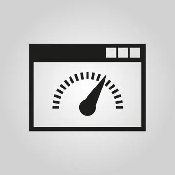 Speed internet test icon. vector design. symbol. web. graphic. JPG. AI. app Stock Illustration