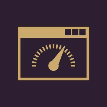 Speed internet test icon. vector design. Speed test symbol. web. graphic. JPG 스톡 일러스트