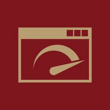 Speed internet test icon. vector design. Speed test symbol. web. graphic. JPG 스톡 일러스트