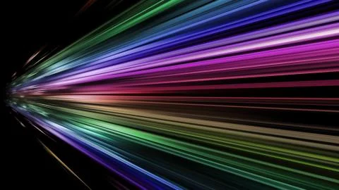 Speed Light Data Network Stream Technology abstract 3D illustration backgrou Stock Illustration