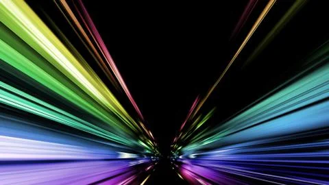 Speed Light Data Network Stream Technology abstract 3D illustration backgrou Stock Illustration