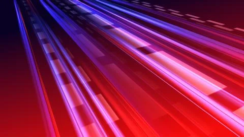 Speed Light Data Network Stream Technology abstract 3D illustration backgrou Stock Illustration