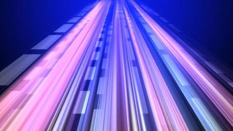 Speed Light Data Network Stream Technology abstract 3D illustration backgrou Stock Illustration