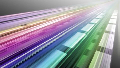Speed Light Data Network Stream Technology abstract 3D illustration backgrou Stock Illustration