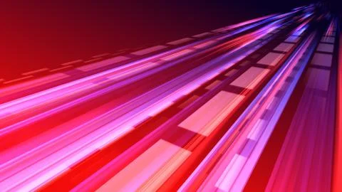 Speed Light Data Network Stream Technology abstract 3D illustration backgrou Stock Illustration