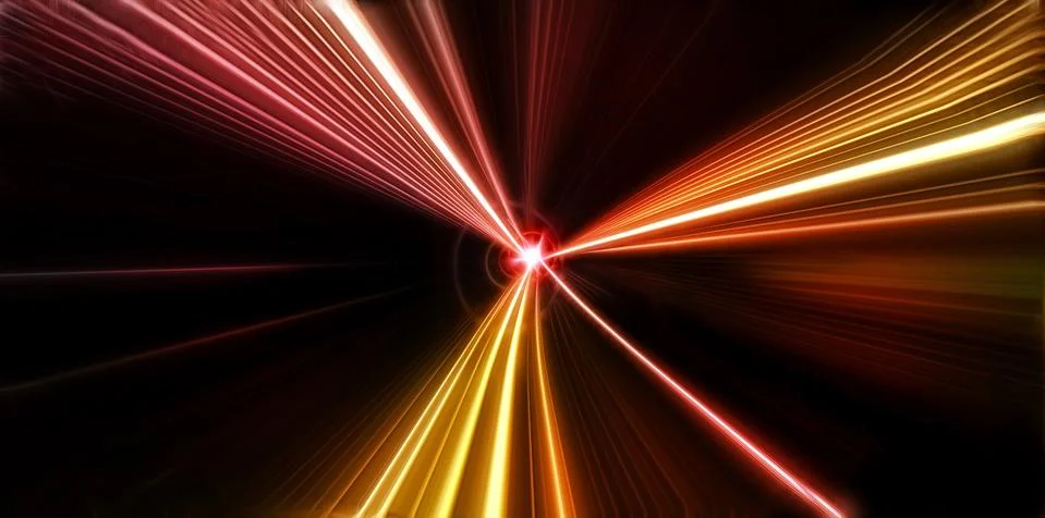 Speed of the light Stock Illustration