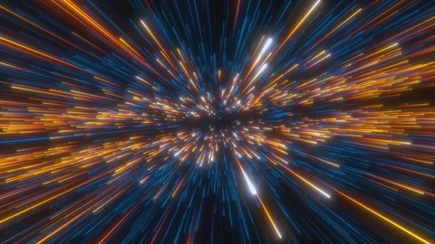 Speed of light in space on dark background. 스톡 동영상 120475772