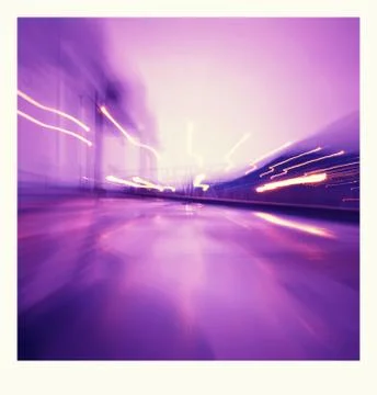 Speed lights Foto stock