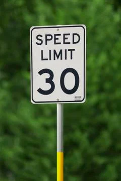 Speed Limit 30 Stock Photos