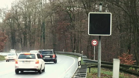 Speed limit 60 Stockbeeldmateriaal 45548840