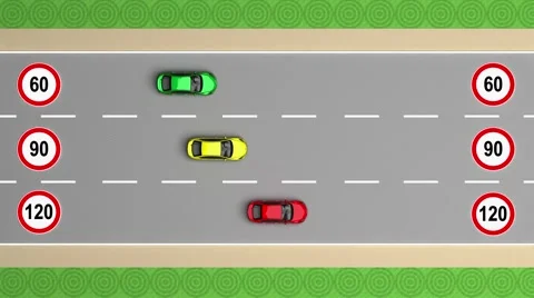 Speed limit Stock Footage 49482389