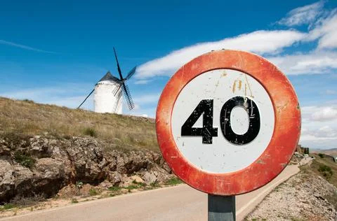 Speed Limit Stock Photos