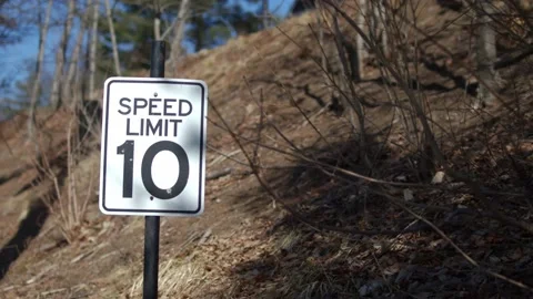 Speed limit sign Stock Footage 171972146