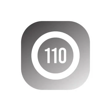 Speed limit sign icon vector Stock Illustration