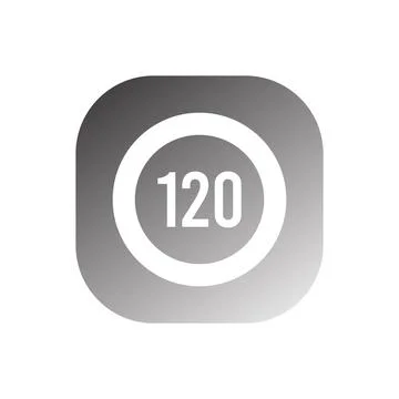 Speed limit sign icon vector Stock Illustration