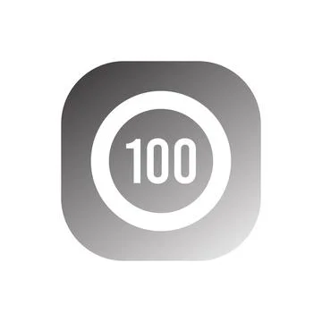 Speed limit sign icon vector Stock Illustration