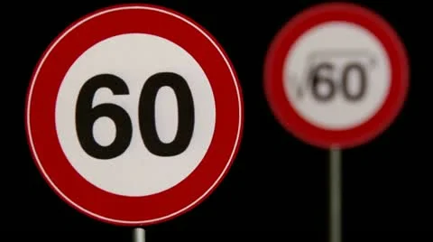 Speed limit, square root Stock Footage 21179216