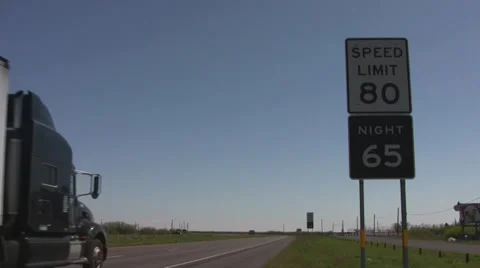 Speed limit in Texas 3 Video stock 29715909