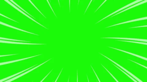 Speed line background animation in comic speed lines green screen Stock Footage 332143273