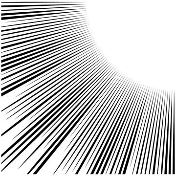 Speed line effect Stockillustratie