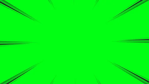 Speed line effects with comic anime style animation Stock Footage 340444926
