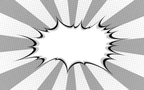 Speed ??line effects for comic books and manga. Radial cartoon explosions a.. Stock Illustration