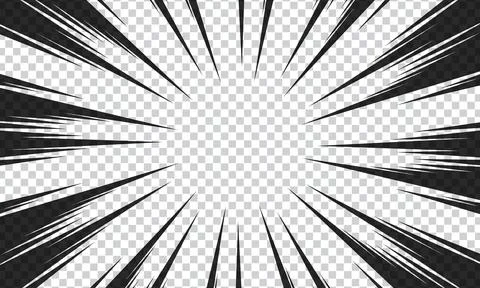 Speed ??line fast motion background. Comic vector illustration with lines. .. Illustrazione stock