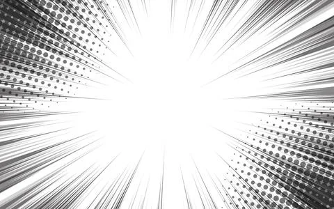 Speed line fast motion background. Comic illustration with lines. Pop art p.. Stock Illustration