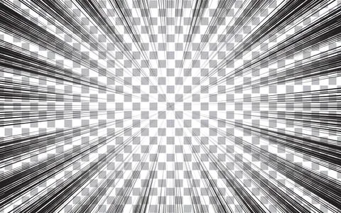 Speed line fast motion background. Comic illustration with lines. Pop art p.. Ilustración de archivo