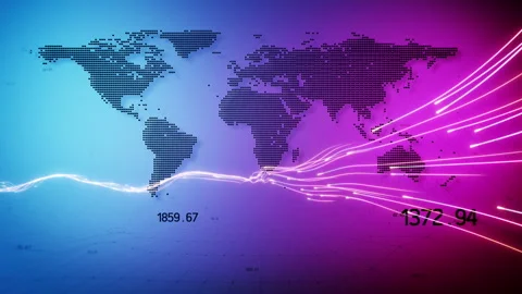 Speed Line Glow Stock Footage 241501899