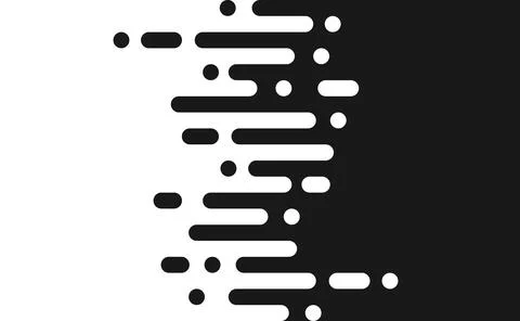 Speed line horizontal dots running abstract background Illustrazione stock