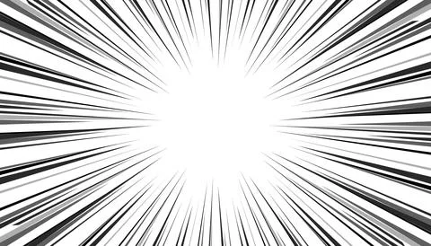 Speed ??line manga effect. Comic movement elements. Stock Illustration