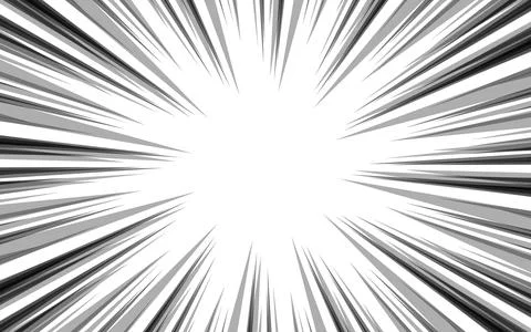 Speed line manga frame, Comic book action line, Cartoon background, Vector .. イラスト素材