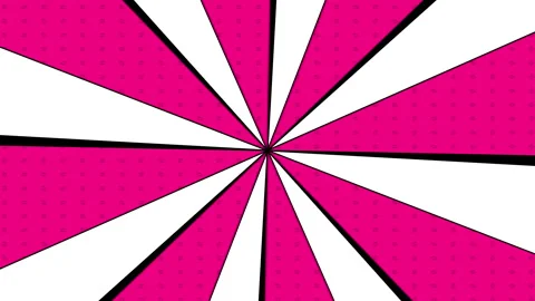 Speed lines animation with dynamic radial motion. Comic-style zoom burst effect. Stock Footage 321061608