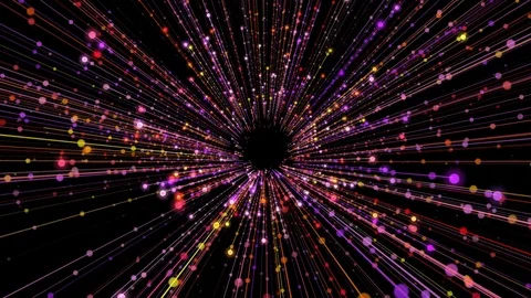 Speed Lines Colorful Particles Stock-Footage 79836465